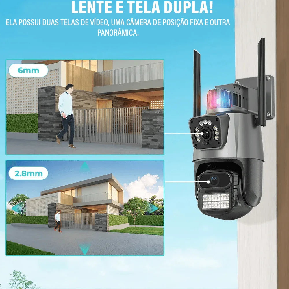 Câmera de Segurança Modern Sentinel 4K: A Experiência Mais Clara, Segura e Elegante em Vigilância Residencial!