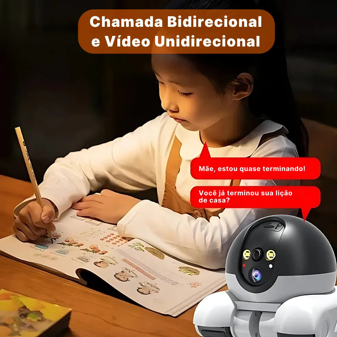 Câmera De Segurança SeC24 Wi-Fi Com Lente Dupla E Visão Panorâmica 360° Para Pets | Innova Fácil