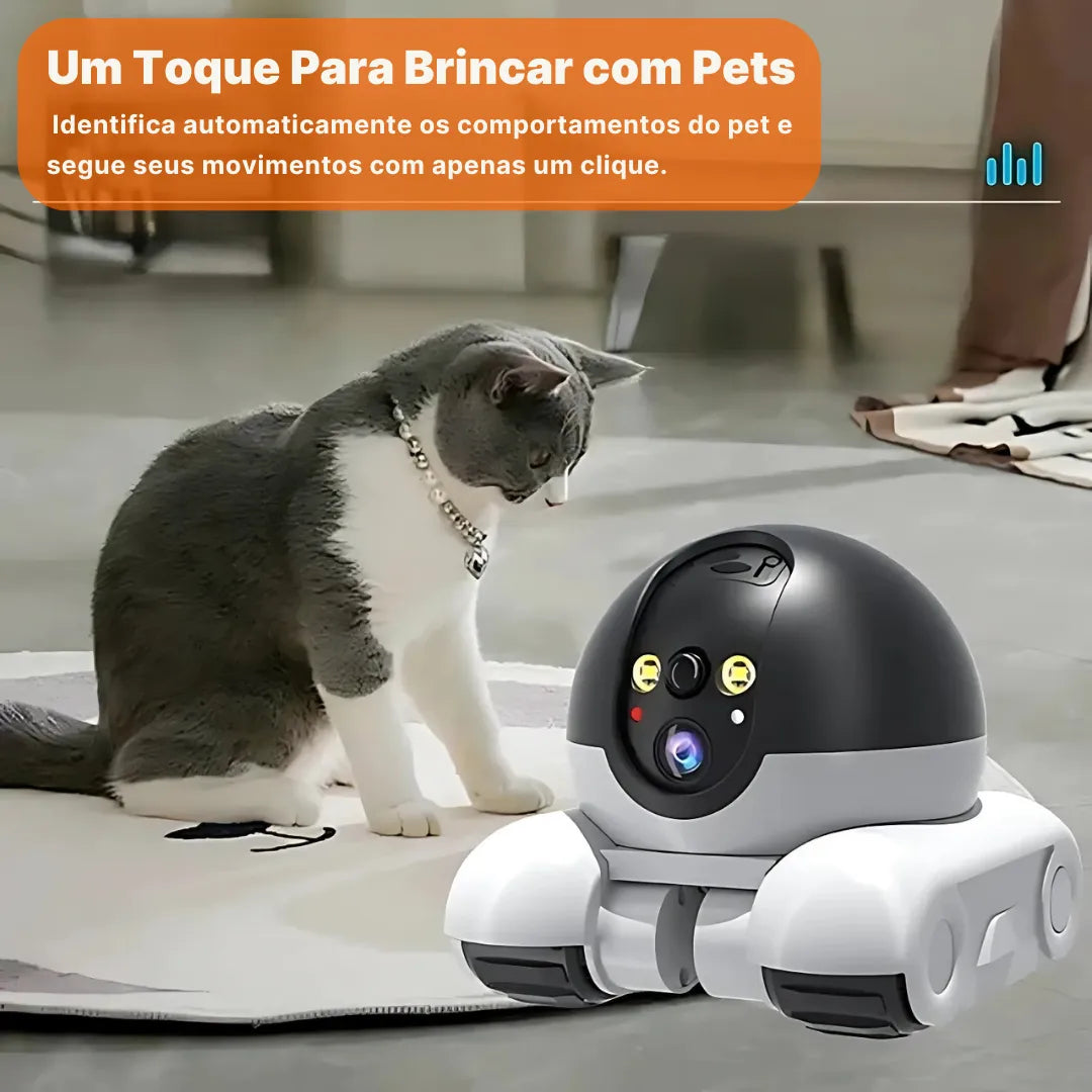 Câmera De Segurança SeC24 Wi-Fi Com Lente Dupla E Visão Panorâmica 360° Para Pets | Innova Fácil