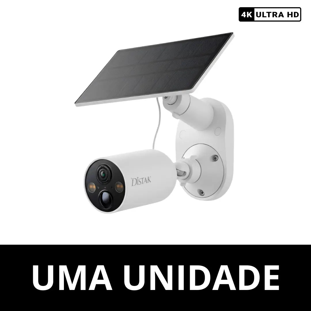 Câmera de Segurança C460 4K Ultra HD Com Painel Solar