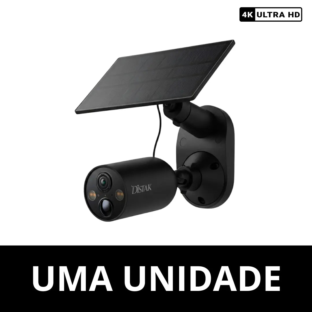 Câmera de Segurança C460 4K Ultra HD Com Painel Solar