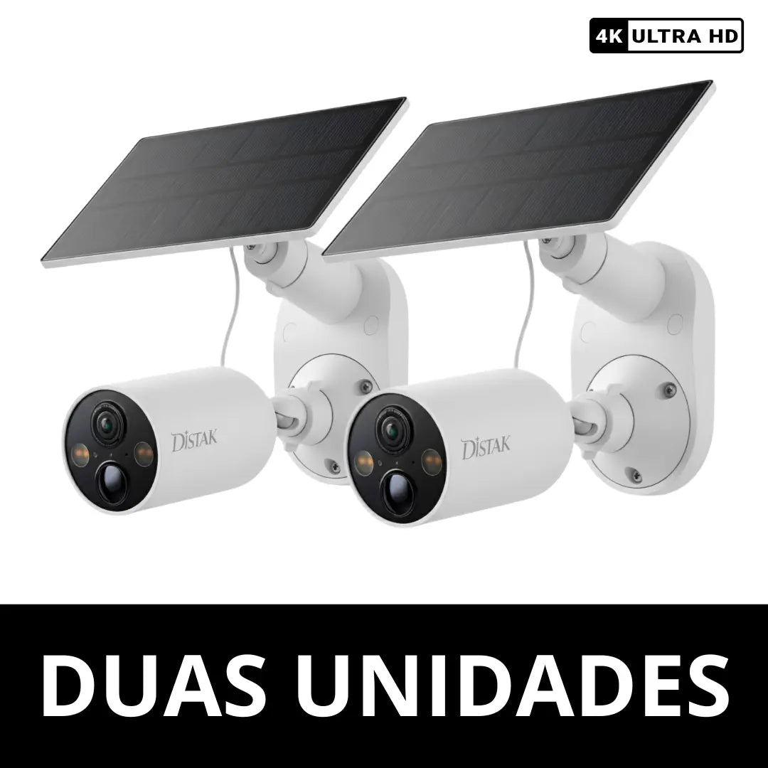 Câmera de Segurança C460 4K Ultra HD Com Painel Solar