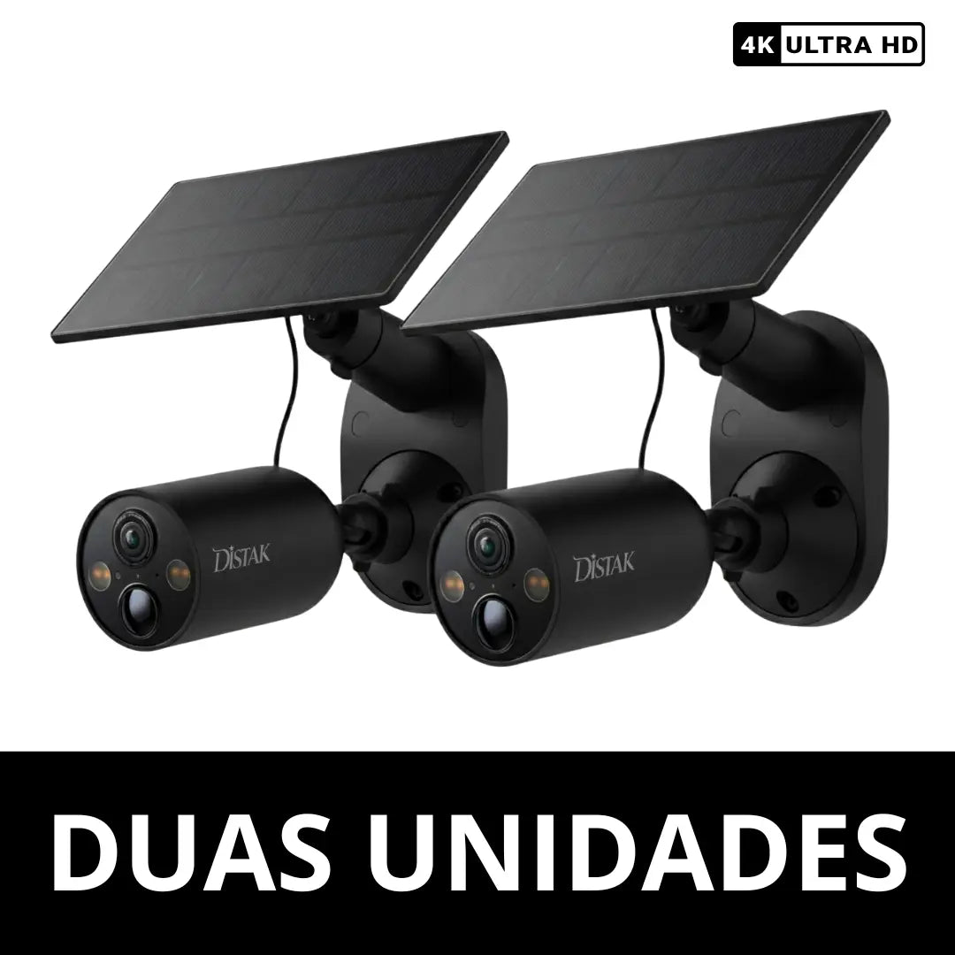Câmera de Segurança C460 4K Ultra HD Com Painel Solar