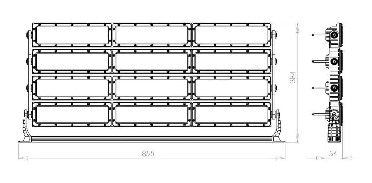 Refletor LED 1500w Modular OSRAM Branco Frio