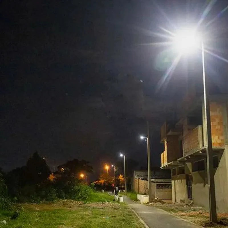 Luminária Pública para Poste Rua LED 100W Rele (Fotocélula)