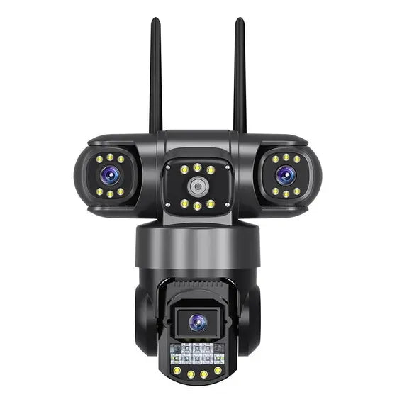 Câmera de Segurança DTK170 WiFi 4G com Zoom 10X e Lente Tripla de 12MP