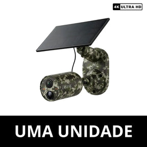 Câmera de Segurança C460 4K Ultra HD Com Painel Solar