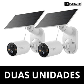Câmera de Segurança C460 4K Ultra HD Com Painel Solar