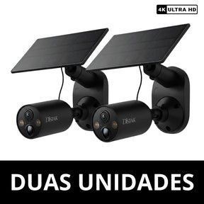 Câmera de Segurança C460 4K Ultra HD Com Painel Solar