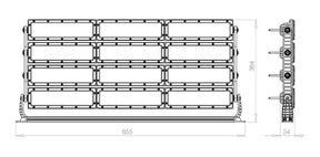 Refletor LED 1500w Modular OSRAM Branco Frio