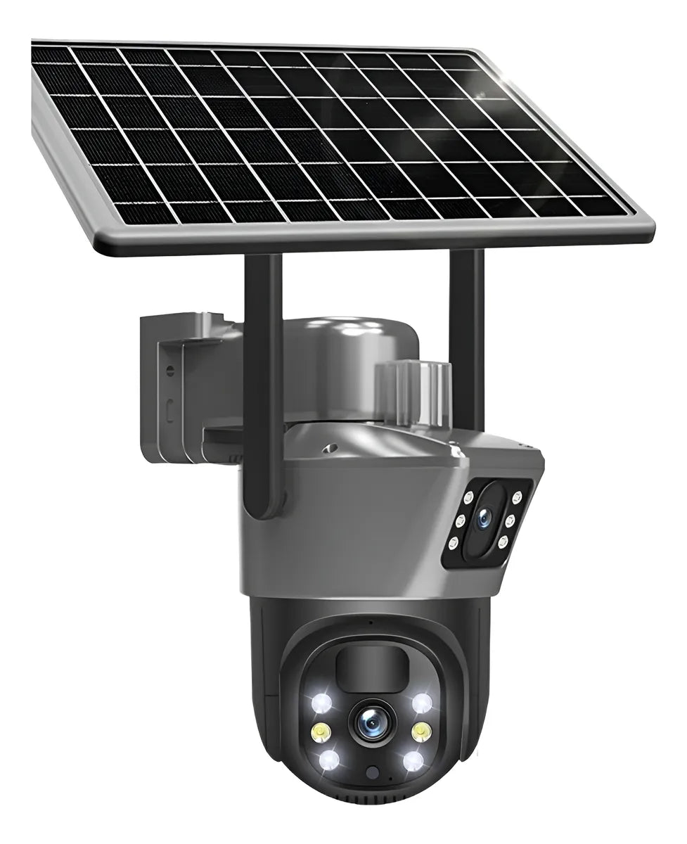 Câmera de Segurança DTK433 8mp WiFi 5G - Gravação em 4k com Painel Solar