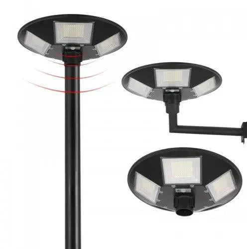 Luminária Solar de LED 200W UFO Redonda para Poste