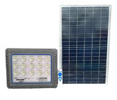 Refletor Solar LED Holofote 1000W Modelo Quadra - Estacionamento - Galpão